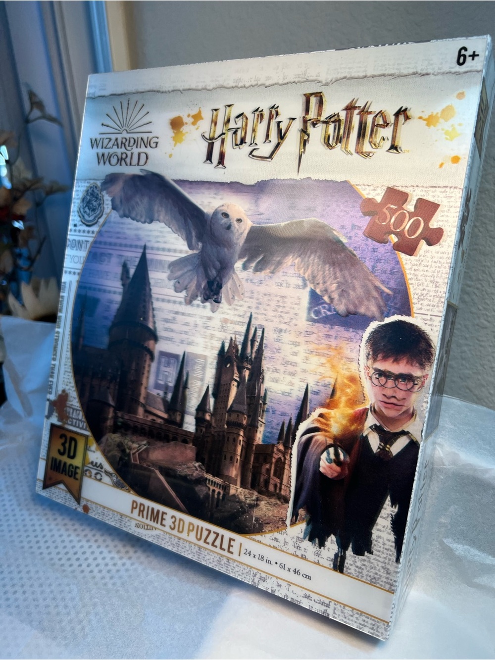 3D Harry Potter Prime 3D Puzzle Wizarding World 500 Piece Hogwarts New
